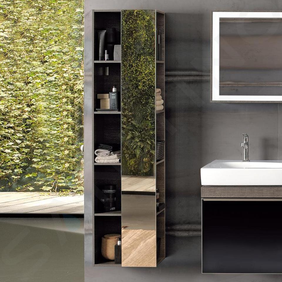 Geberit Citterio - Mobiletto a mensole 1600x400 mm con specchio