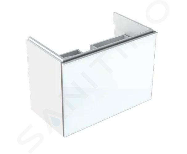 Geberit Acanto - Meuble sous lavabo 600 mm, blanc poli 500.614.01.2