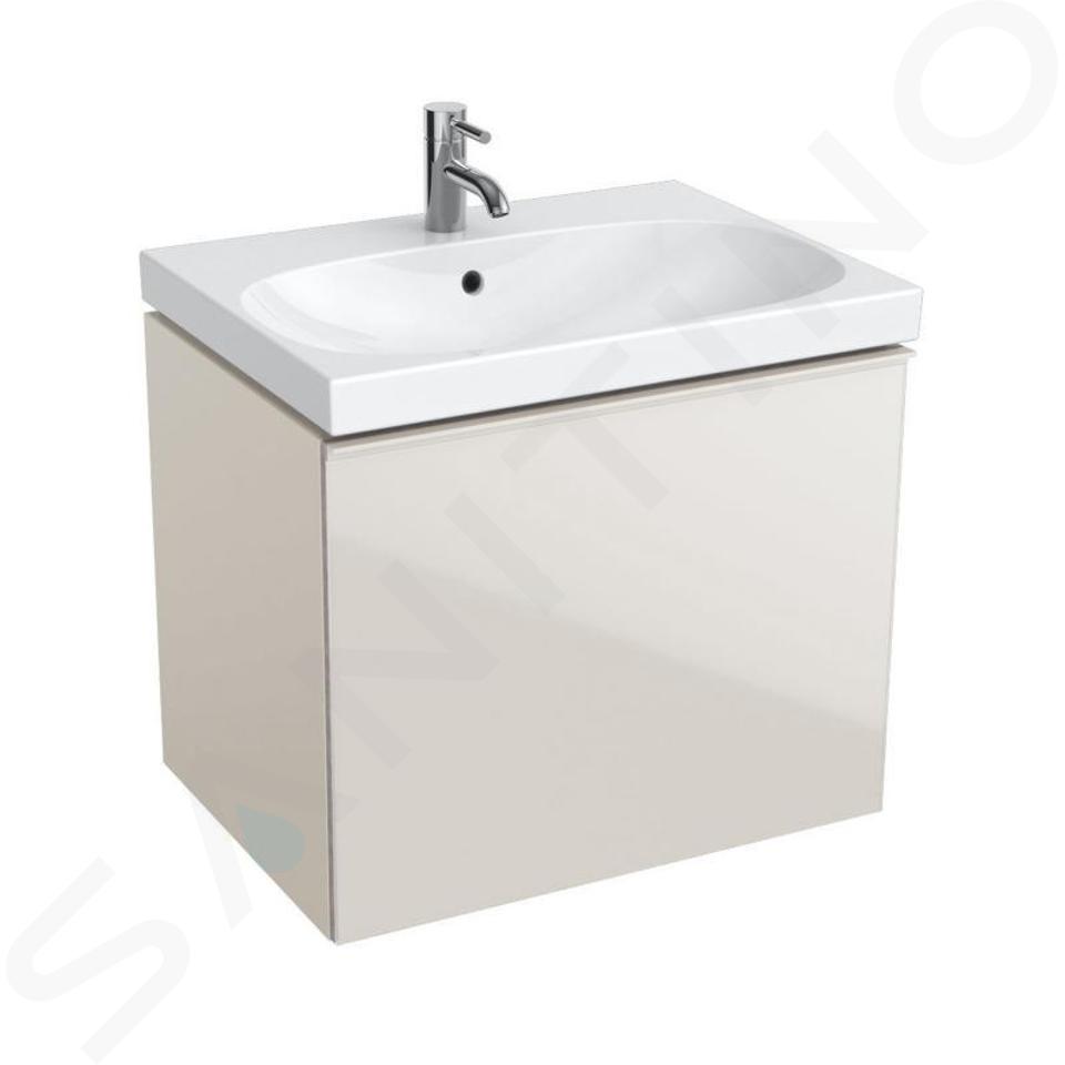 Geberit Acanto - Armario bajo el lavabo 600 mm, gris arena 500.614.JL.2