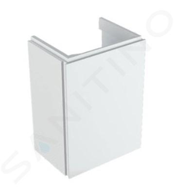 Geberit Xeno 2 - Meuble sous lave-mains 400 mm, blanc poli 500.502.01.1