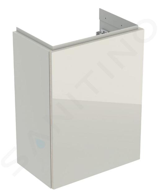 Geberit Acanto - Unterschrank für Handwaschbecken 40 cm, sandgrau 500.607.JL.2