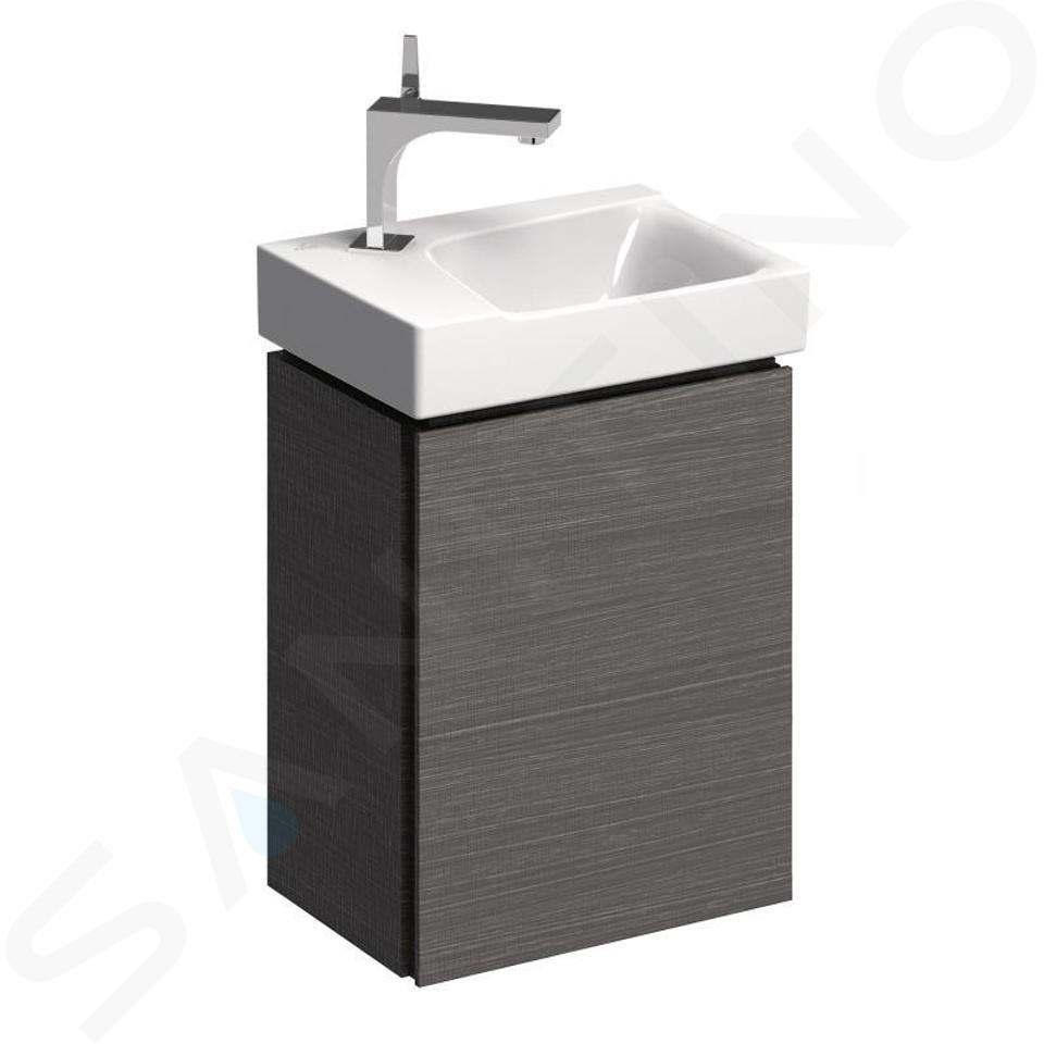 Geberit Xeno 2 - Armario bajo el lavabo 400 mm, gris 500.502.43.1