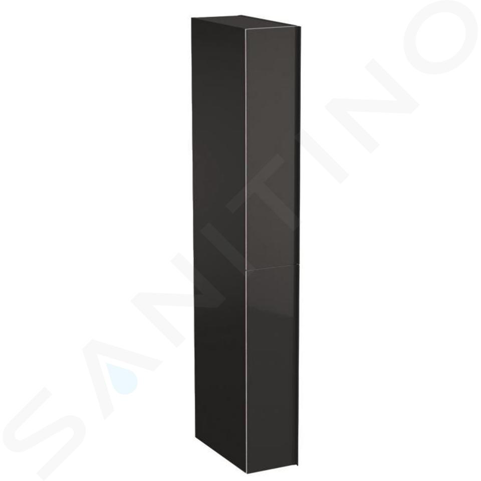 Geberit Acanto - Colonne haute 1730x220 mm, deux tiroirs, lave 500.638.JK.2