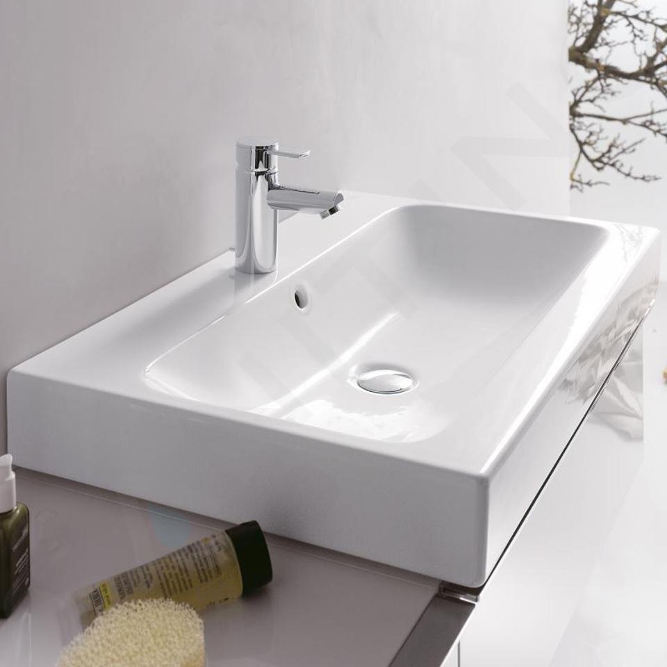 Geberit iCon lavabo esquinero 33cm blanco