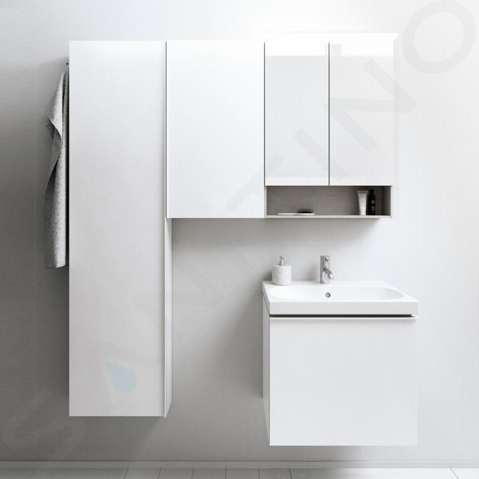 Geberit - Badkamer interne spiegel 450x820 mm, glanzend wit 500.639.01.2 | Sanitino.nl