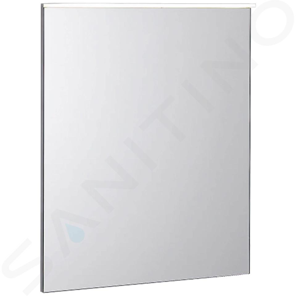 Geberit Xeno 2 - Zrcadlo 60x71 cm s LED osvětlením a vyhříváním 500.521.00.1