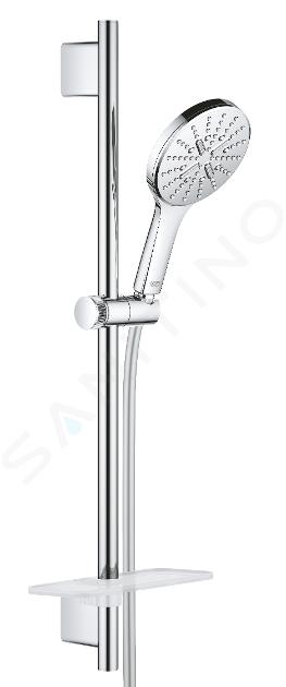 Grohe Rainshower SmartActive - Doucheset - handdouche130, 3-jets, douchestang 600 mm en doucheslang, chroom 26546000