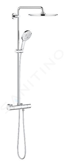 Grohe Rainshower SmartActive - Conjunto de ducha 310 con termostato, 3 chorros, cromo 27966001