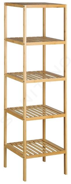 Aqualine Bambus - Etagère à 5 tablettes, bambou BI005