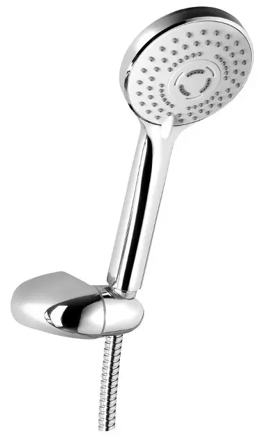 Aqualine - Tuš set 100, 2 mlaza, rotirajući držač, krom 11454