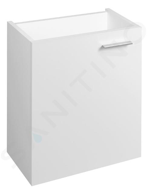 Aqualine Zoja - Mobiletto da lavabo, 395x500x220 mm, bianco 51049A