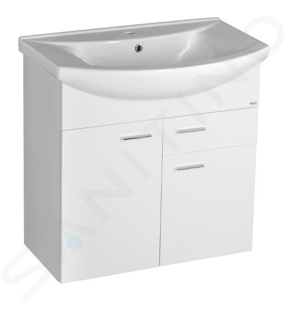 Aqualine Zoja - Mobile lavabo 72x74x34 cm, bianco 51075A