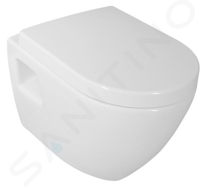 Aqualine Nera - WC sospeso, bianco NS952