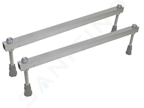 Jika Cubito - Piedi di supporto per vasca da bagno di larghezza 700 mm, metallo H2948320000001