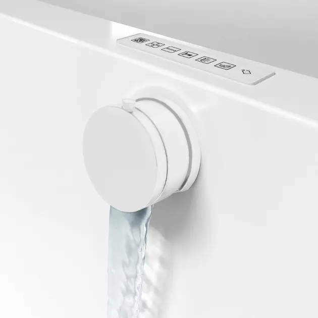 Copertura Troppopieno Vasca Da Bagno - Aumenta L'Acqua Del 15% - Bianco - Foto 9