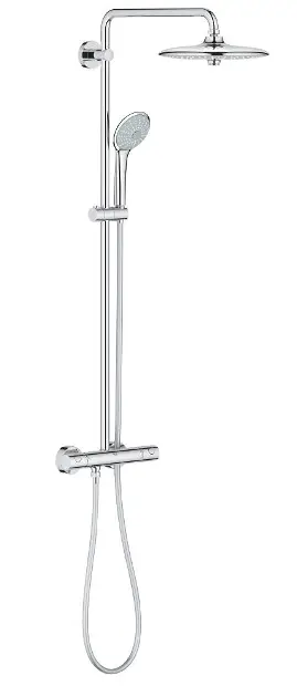 Grohe Euphoria - Tuš-set s termostatom, promjer 26 cm, 3 načina prskanja, krom 26515000