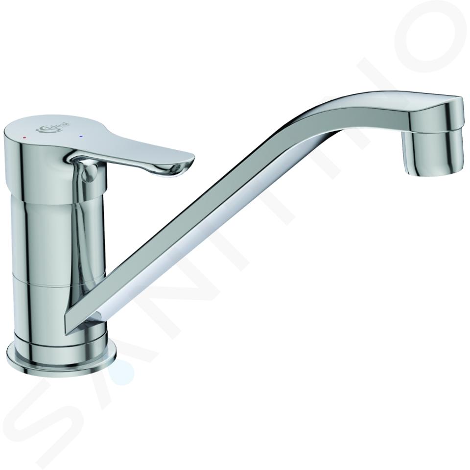 Ideal Standard - Ideal Standard - Mitigeur à encastrer avec inverseur  rosace 15,7 x (H) 15,7 cm chrome - Tesi - Mitigeur douche - Rue du Commerce