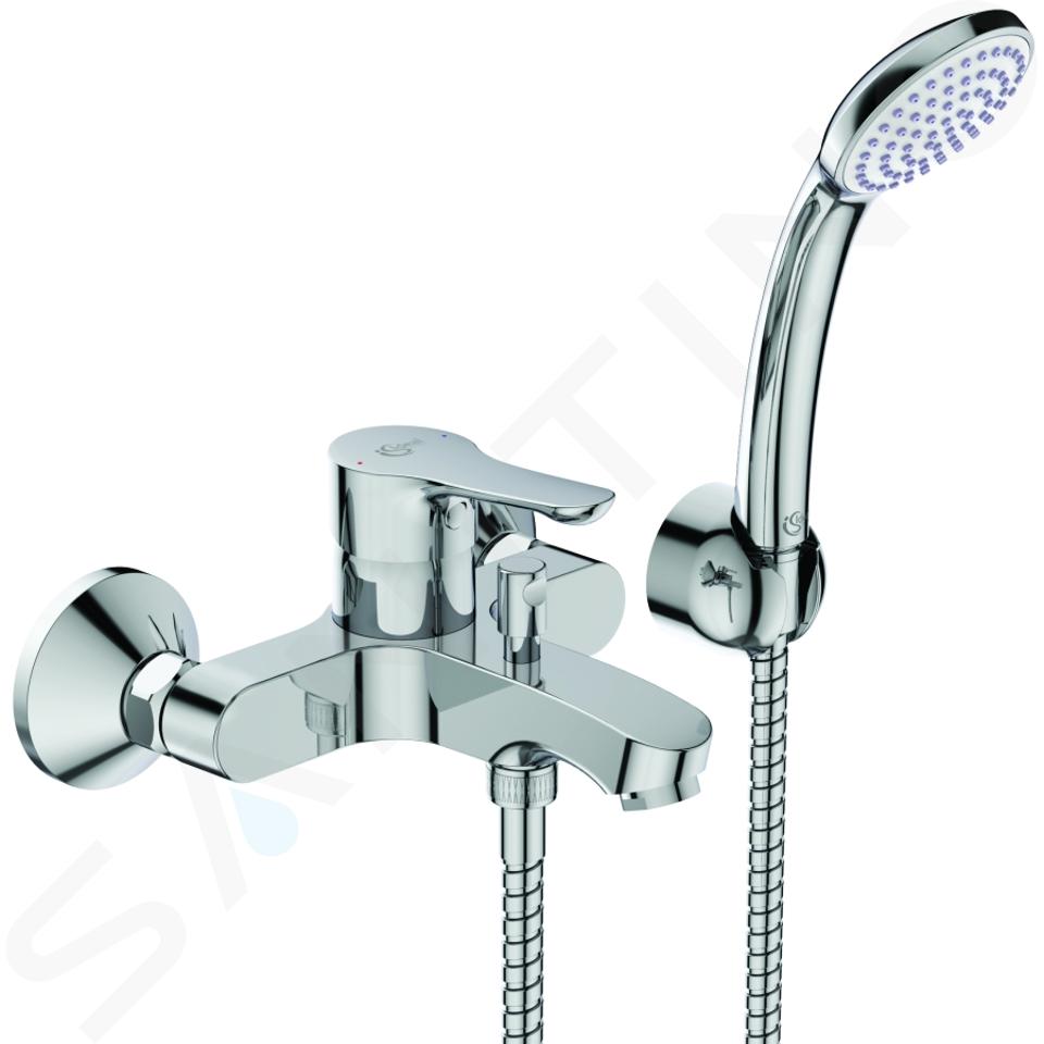 Ideal Standard Alpha - Grifo de bañera de pared con accesorios, cromo BC676AA