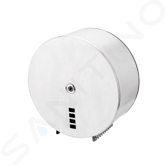 Nimco Accesorios de baño - Dispensador de papel higiénico, acero inoxidable cepillado HPM 27055-10