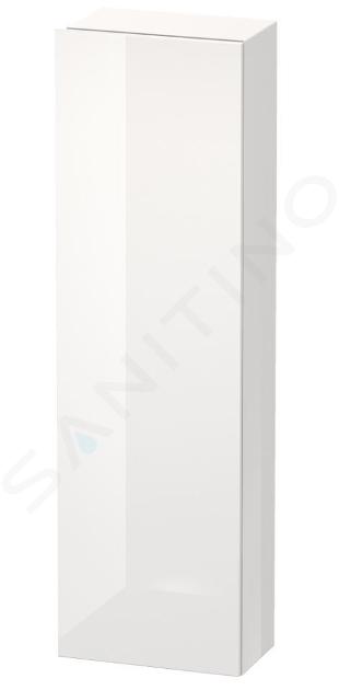 Duravit DuraStyle - Armario alto 1400x400x240 mm, variante derecha, blanco brillante DS1218R2222