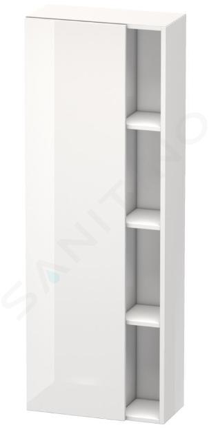 Duravit DuraStyle - Armario alto 1400x500x240 mm, variante izquierda, blanco brillante DS1238L2222