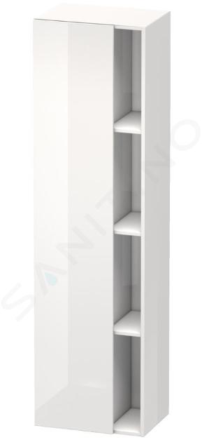 Duravit DuraStyle - Armario alto 1800x500x360 mm, variante izquierda, blanco brillante DS1249L2222