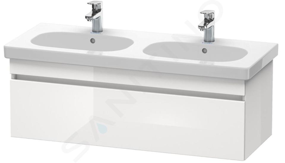 Duravit DuraStyle - Umyvadlová skříňka 398x1150x453 mm, 1 zásuvka, lesklá bílá DS638602222