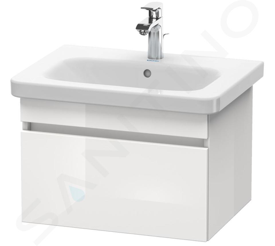 Duravit DuraStyle - Waschtischunterschrank 398x580x448 mm, mit 1 Aufzug, weiß glänzend DS638002222