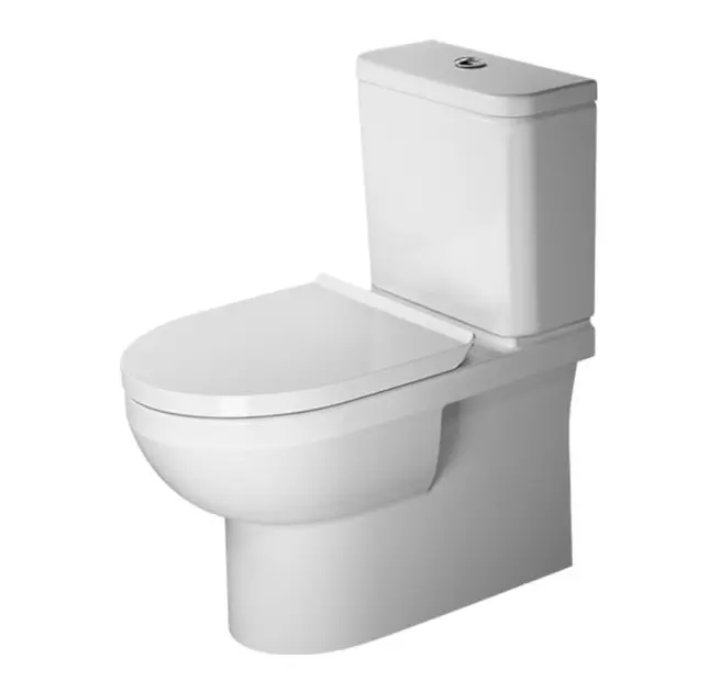 Duravit DuraStyle Basic Staande toiletpot, Vario afvoer, Rimless