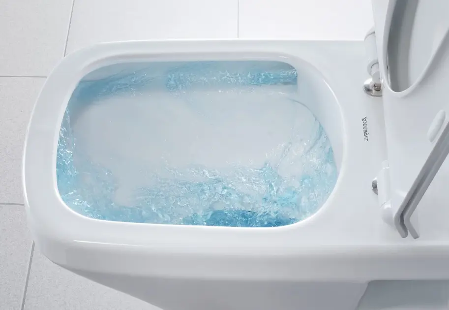 Duravit WC-bril Starck 1, toiletdeksel met softclosemechanisme, wc-deksel van urea-duroplast, met roestvrijstalen scharnieren, wit