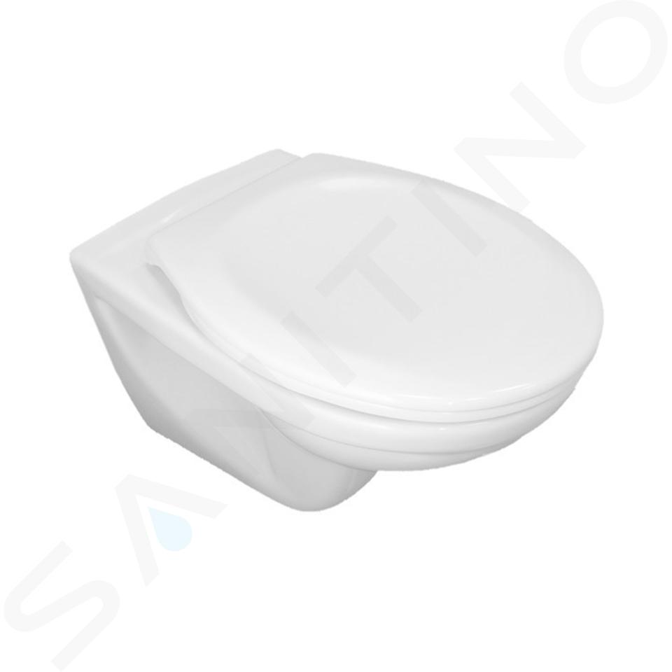 Jika Dino - Hangend toilet met SoftClose zitting, Rimless, Dual Flush, wit H8603770000001