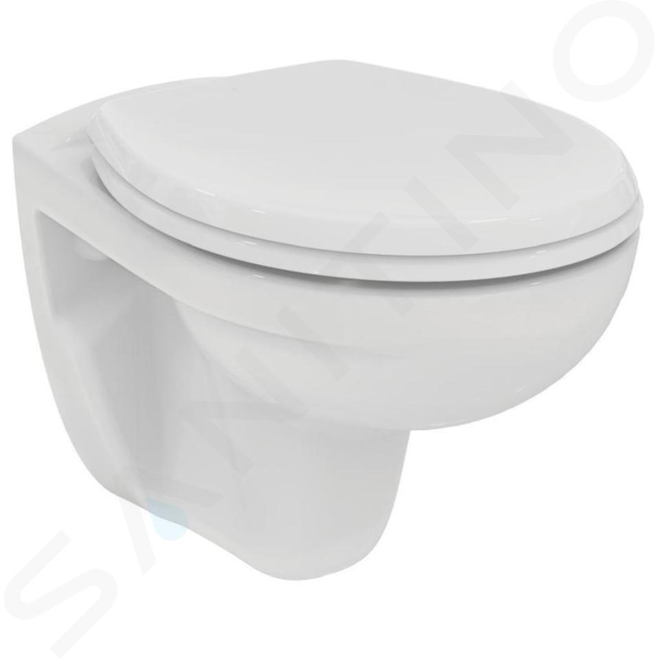 Ideal Standard ProSys - Ensemble pour WC suspendu, cuvette et abattant  Eurovit, Plaque de déclenchement Oleas M2, Rimless, SoftClose, chrome  ProSys80M SP123