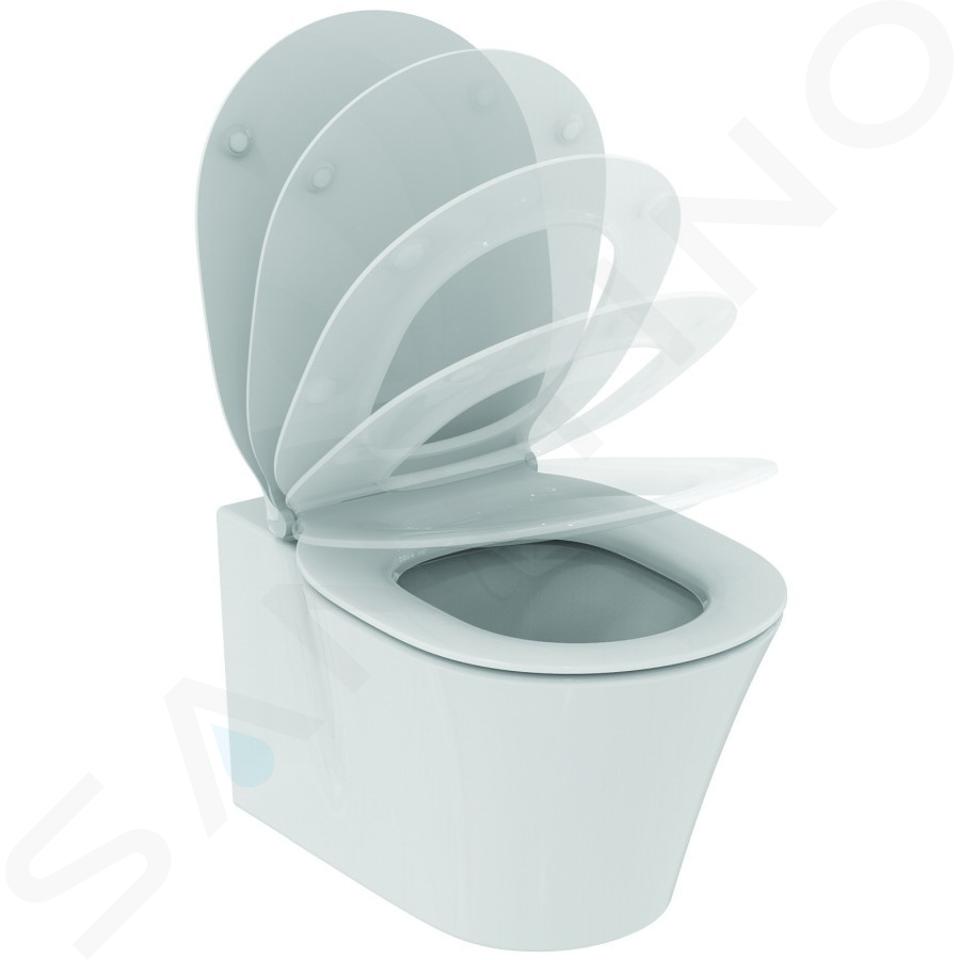 Ideal Standard ProSys - Ensemble pour WC suspendu, WC japonais et abattant  TECEone, Plaque de déclenchement Oleas M2, Rimless, SoftClose, chrome  ProSys80M SP129