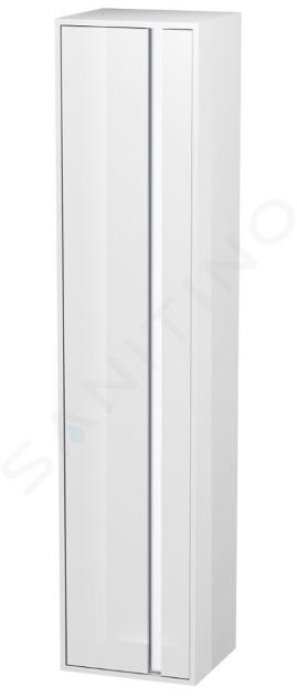 Duravit Ketho - Armario alto 1800x400x360 mm, variante izquierda, blanco brillante KT1255L2222