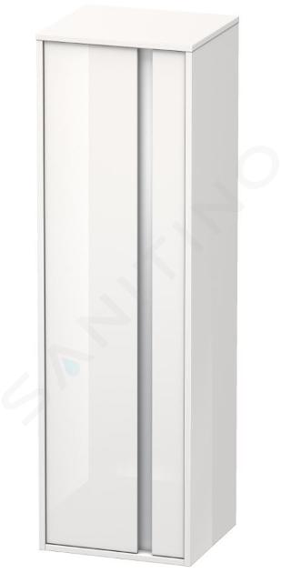 Duravit Ketho - Hoge kast 1320x400x360 mm, links, glanzend wit KT1257L2222