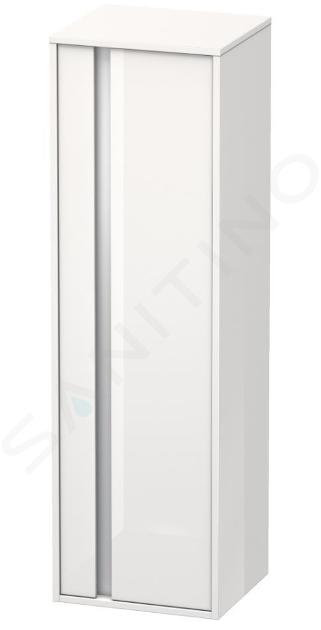Duravit Ketho - Skrinka vysoká 132x40x36 cm, pravá, lesklá biela KT1257R2222
