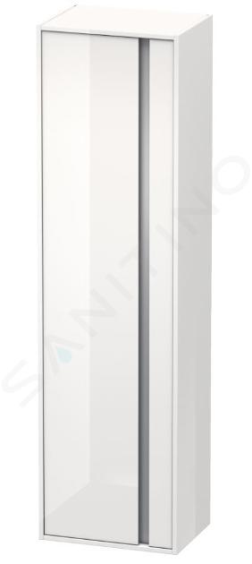 Duravit Ketho - Hoge kast 1800x500x360 mm, links, glanzend wit KT1265L2222