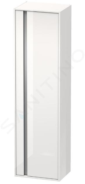 Duravit Ketho - Skrinka vysoká 180x50x36 cm, pravá, lesklá biela KT1265R2222