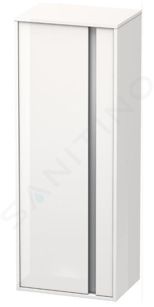 Duravit Ketho - Armoire haute 1320x500x360 mm, gauche, blanc brillant KT1267L2222