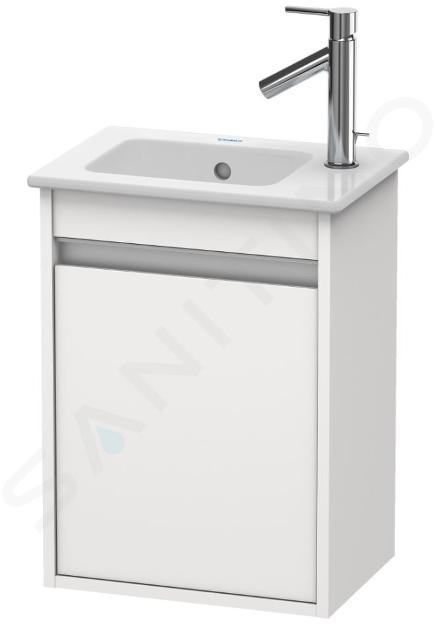 Duravit Ketho - Umyvadlová skříňka 550x400x285 mm, levá, lesklá bílá KT6417L2222