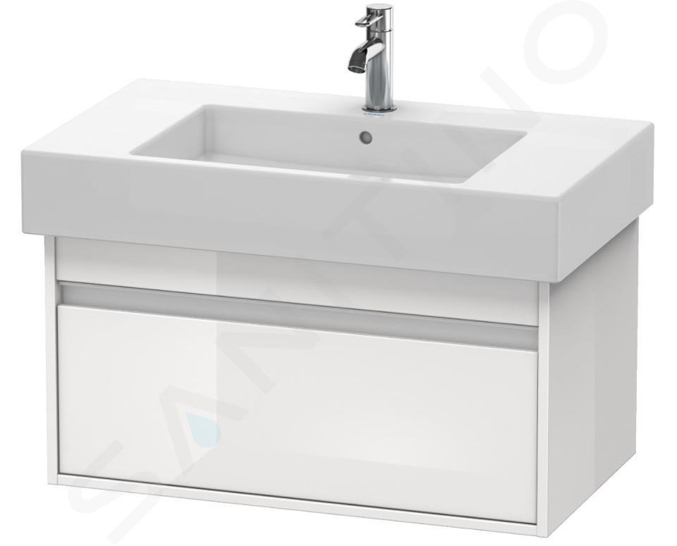 Duravit Ketho - Waschtischunterschrank 410x800x455 mm, mit 1 Aufzug, weiß glänzend KT669002222