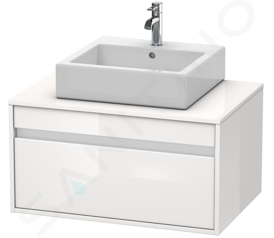 Duravit Ketho - Waschtischunterschrank 426x800x550 mm, mit 1 Aufzug, weiß glänzend KT669402222