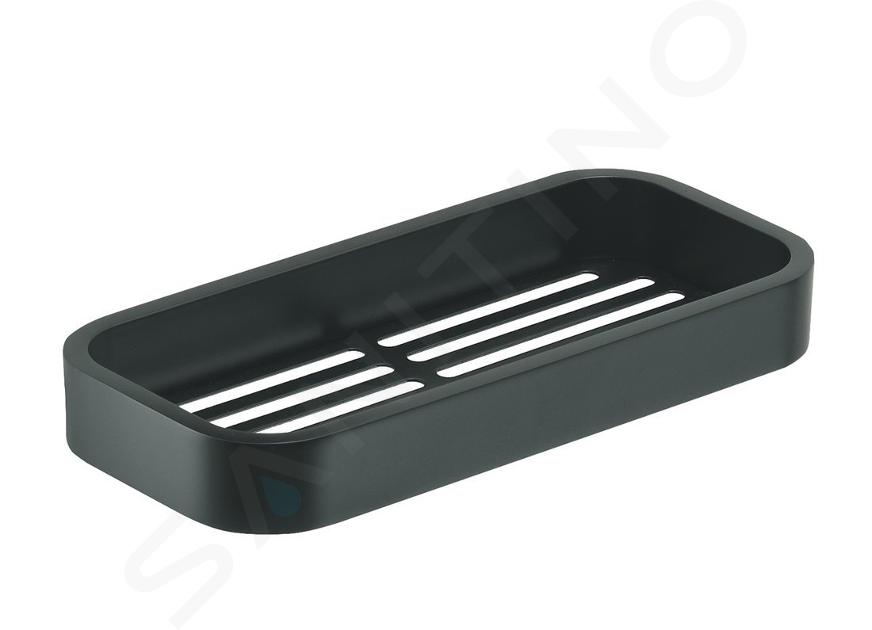 Sapho Gedy Smart - Duschablage 24x3x11 cm, schwarzmatt 321814