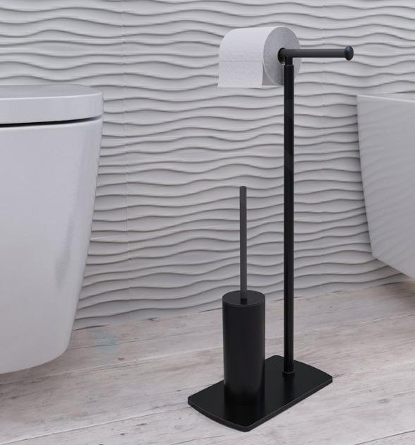 Sapho Accessori bagno Gedy - Portarotolo e scopino WC con