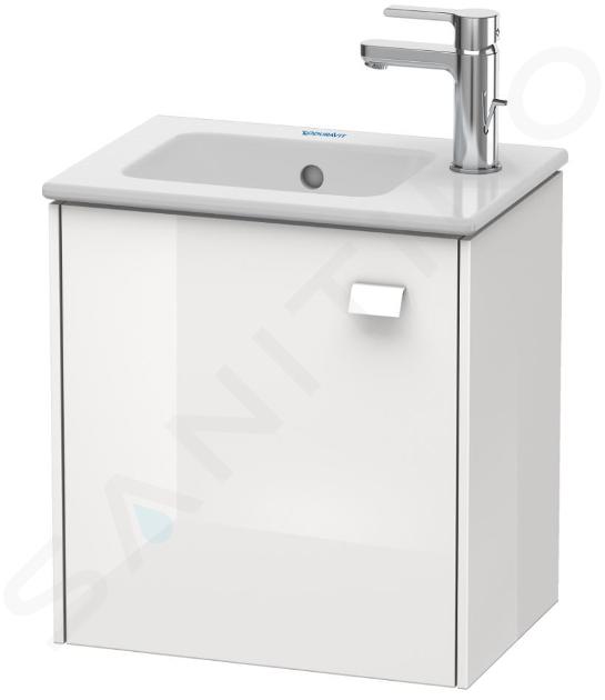 Duravit Brioso - Wastafelonderkast 442x420x289 mm, links, 1 deur, glans wit BR4000L2222