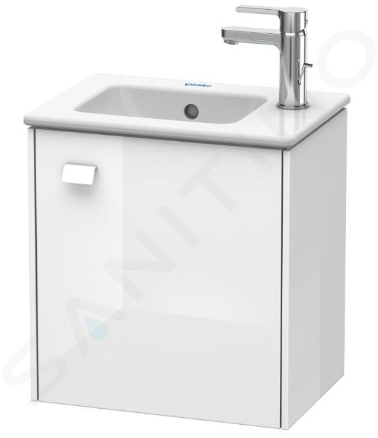 Duravit Brioso - Mobile sottolavabo 44x42x29 cm, versione destra, 1 sportello, bianco lucido BR4000R2222