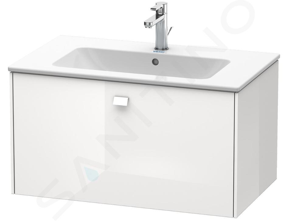 Duravit Brioso - Waschbeckenunterschrank 442x820x479 mm, mit 1 Auszug, weiß glänzend BR400202222