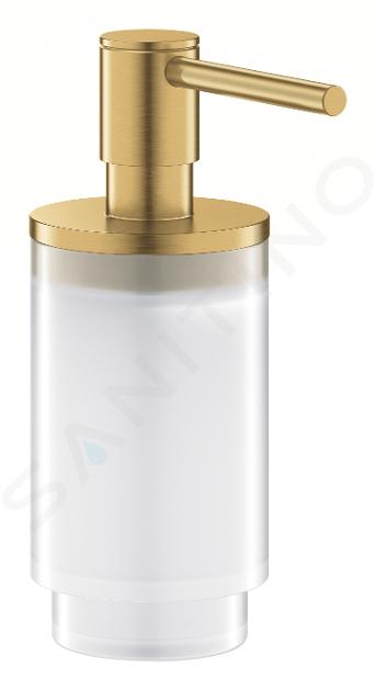 Grohe Selection - Dispenser di sapone liquido, vetro/Cool Sunrise spazzolato 41028GN0