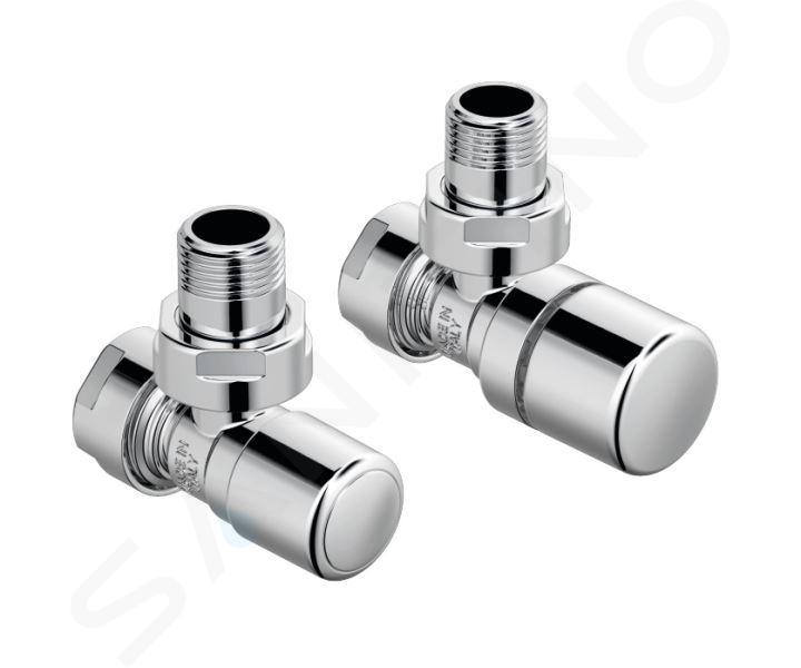 Zehnder Accesorii - Set de supape de colț A și racord pentru Standard Line 1/2, alb 838881