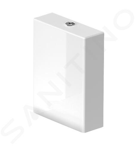 Duravit Viu - Cisterna de descarga 485x375x130 mm, entrada lateral, Dual Flush, blanco alpino 0942000085